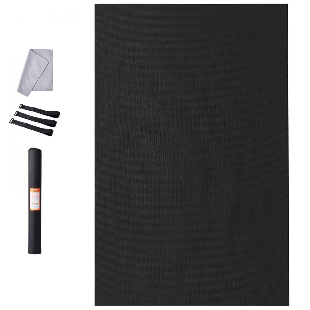 VEVOR Exercise Mat, Non Slip High Density Premium Yoga Mat, Exercise Yoga Mat for Men & Women, Fitness & Exercise Mat with Bag & Carry Strap, for All Types of Home Yoga, Pilate & Floor Workout (8x5ft)