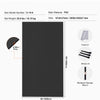 VEVOR Exercise Mat, Non Slip High Density Premium Yoga Mat, Exercise Yoga Mat for Men Women, Fitness & Exercise Mat with Bag & Carry Strap, for All Types of Home Yoga, Pilate & Floor Workout (10x6ft)