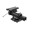VEVOR Heavy Duty Bench Vise, 10" Jaw Width, Multi-Purpose Ductile Iron Bench Vise with Anvil and 360-Degree Locking Swivel Base, 4.3" Throat Depth, 10" Max Jaw Opening, for Drilling, Pipe Cutting