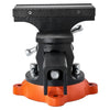 VEVOR Bench Vise, 8" Jaw Width, 8" Max Jaw Opening Multipurpose Vise with 360° Swivel Locking Base, 3.7" Throat Depth, Heavy Duty Ductile Iron Workbench Vise, Two-Way Jaws for Clamping Round Pipes
