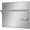 VEVOR Range Backsplash with Shelf 36 x 29.5 Inch Range Hood Wall Shield, Stainless Steel Backsplash Silver Splash Plate for Range Hood Stainless Backsplash with Built-in Storage Shelf and Hanging Rack