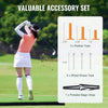 VEVOR Golf Hitting Mat, 5x4ft Artificial Turf Golf Hitting Mat, Golf Hitting Training Aids with 6 Golf Tees, Golf Practice Hitting Mat for Backyard Driving Indoor Outdoor Training
