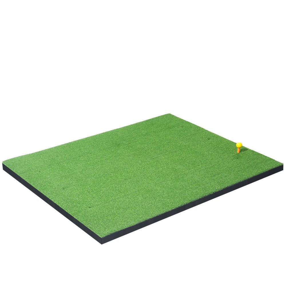 VEVOR Golf Hitting Mat, 5x4ft Artificial Turf Golf Hitting Mat, Golf Hitting Training Aids with 6 Golf Tees, Golf Practice Hitting Mat for Backyard Driving Indoor Outdoor Training