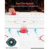 VEVOR 54" Air Hockey Table with Electronic Scorer & High-powered Blower, for Family Game Room, Basements and Home Air Powered Hockey Arcade Game Table Set with Pushers & Pucks, Stable Leg