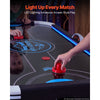 VEVOR 72" Air Hockey Table with LED Lights & Electronic Scorer, for Family Game Room, Basements and Home, Air Powered Hockey Arcade Game Table Set with High-powered Blower, Stable Leg