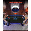 VEVOR 72" Air Hockey Table with LED Lights & Electronic Scorer, for Family Game Room, Basements and Home, Air Powered Hockey Arcade Game Table Set with High-powered Blower, Stable Leg