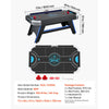 VEVOR 72" Air Hockey Table with LED Lights & Electronic Scorer, for Family Game Room, Basements and Home, Air Powered Hockey Arcade Game Table Set with High-powered Blower, Stable Leg