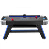 VEVOR 72" Air Hockey Table with LED Lights & Electronic Scorer, for Family Game Room, Basements and Home, Air Powered Hockey Arcade Game Table Set with High-powered Blower, Stable Leg
