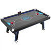 VEVOR 89" Air Hockey Table with LED Lights & Electronic Scorer, for Family Game Room, Basements, Home, Air Powered Hockey Arcade Game Table Set with High-powered Blower, Stable H-shaped Leg
