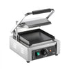 VEVOR Commercial Panini Grill, 1800W Electric Sandwich Panini Maker, Stainless Steel Sandwich Press Grill, Panini Grill with Temp Control & 9"x9" Flat Enamel Plate, for Hamburger Steak Bacon