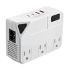 VEVOR Voltage Converter, 220V to 110V, International Universal Travel Adapter with 4 USB Ports (2 USB C), 3 AC Sockets, Plug Power Adapter, Step Down Transformer Outlet Converter, for EU UK AU US