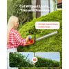 VEVOR Electric Hedge Trimmer, 1200 RPM, Cordless  Hedge Trimmer for Low Branch, 20V 2A Battery, Bush Trimmer with 20 in Dual Action Blade & Secure Design, Gardening Trimmer for Yard Lawn Care