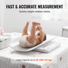 VEVOR Baby Scale, 2-in-1 Infant Weight Scale with Detachable Tray, Digital Baby Scale for Weighing with Hold & Tare Function, 5 Units for Babies, Toddler, Pet, 66LBS Capacity (3 x Battery Included)