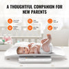 VEVOR Baby Scale, 2-in-1 Infant Weight Scale with Detachable Tray, Digital Baby Scale for Weighing with Hold & Tare Function, 5 Units for Babies, Toddler, Pet, 66LBS Capacity (3 x Battery Included)