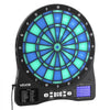 VEVOR Electronic Dart Board, LED-Illuminated Target Dartboard with 48 Games & 500+ Variations, Includes 6 Dart Shafts with Flights & 50 Soft Tips, Cricket Scoring LCD Screen - Supports Up to 8 Players