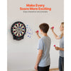 VEVOR Electronic Dart Board, 15.5" Target Dartboard with 43 Games & 320+ Variations for Up to 8 Players, 6 Dart Shafts with Flights & 50 Soft Tips, Color LCD Scoring Screen for Home Party Game Room