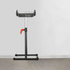 VEVOR Roller Stand, 250 lb Load Capacity, 27 in-43 in Adjustable Height, Folding Heavy Duty with Edge Guides & 11.5 in Polished Steel Roller Head, for Table Saw Outfeed Woodworking Extension Support