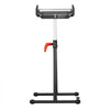 VEVOR Roller Stand, 250 lb Load Capacity, 27 in-43 in Adjustable Height, Folding Heavy Duty with Edge Guides & 11.5 in Polished Steel Roller Head, for Table Saw Outfeed Woodworking Extension Support