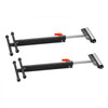 VEVOR 2-Pack Roller Stands, 135 lb Load Capacity, 26.8-42.5'' Adjustable Height, Folding Heavy Duty Design with 11.5 in Polished Steel Roller Head, for Table Saw Outfeed Woodworking Extension Support