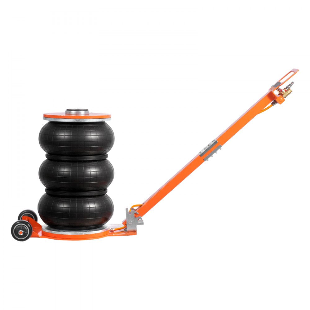 VEVOR Air Jack, 5 Ton/11000 lbs, 4-10 S Pneumatic Lifting Jack with Heightened Column & Adjustable Handle, Easy-to-Lift & Space-Saving Jack with Thick Rubber Pad, Fits for Sedan, SUV, Pickup Truck