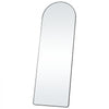 VEVOR Curved Tall Mirror, 65'' x 22'', Spacious Standalone or Wall Mount Reflective Surface with Aluminum Frame, Comprehensive View Dress Mirror for Bedroom or Living Space, Black