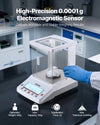 VEVOR analytical balance lab scale - angle view