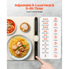 VEVOR Electric Warming Tray, Food Warming Mat for Buffet, Rollable & Portable Silicone Food Warmer with 9 Adjustable Temperature Settings, Auto Shut-Off & Child Lock, Ideal for Parties, Catering
