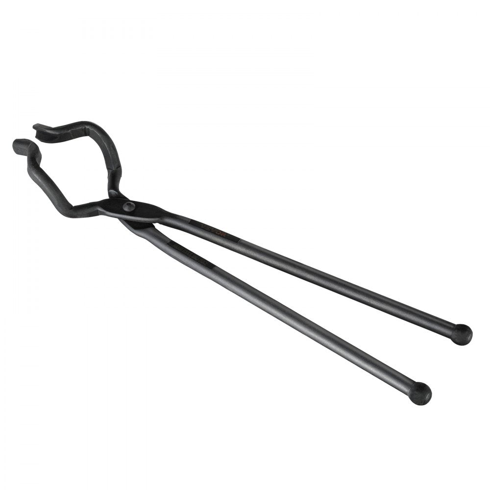 VEVOR Blacksmith Tongs, 18” Z V-Bit Tongs, Carbon Steel Forge Tongs with A3 Steel Rivets, for Knife Blades, Long Pieces, Circular Forgings, for Beginner and Seasoned Blacksmiths and Bladesmiths
