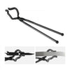 VEVOR Blacksmith Tongs, 18” Z V-Bit Tongs, Carbon Steel Forge Tongs with A3 Steel Rivets, for Knife Blades, Long Pieces, Circular Forgings, for Beginner and Seasoned Blacksmiths and Bladesmiths
