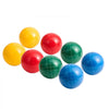 VEVOR Bocce Ball Set, 100 mm, with 8 Resin Balls, Pallino, Carrying Bag and Measuring Rope, Red/Green/Blue/Yellow 4 Colors, for 2 to 8 Players, Bocce Ball Game Set for Beach, Lawn, Family Backyard