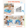 VEVOR Baby DJ Playset for Toddlers 1-3, Educational Musical Table Toys with 133 Sound Sources, Recording and LED DJ Turntable, Baby Activity Table for Birthday, Gift for Kids Aged 6+ Months