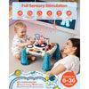 VEVOR Baby Spacecraft Musical Table Toys for 1-3 Years Old, Learning Activity Desk with Space Theme & Soft-glow Star Projector & 60+ Sound Sources, Toddler Learning Table for Kids 6+ Months