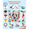 VEVOR Baby Spacecraft Musical Table Toys for 1-3 Years Old, Learning Activity Desk with Space Theme & Soft-glow Star Projector & 60+ Sound Sources, Toddler Learning Table for Kids 6+ Months
