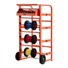 VEVOR Wire Spool Rack, 11 Rods, Multi-Spool Wire Rack Dispenser, Cable Caddy with Wheels, Cable Holder with Storage Tray for Wiring Storage, for Electrical, Industrial & Retail Use, Working Efficiency