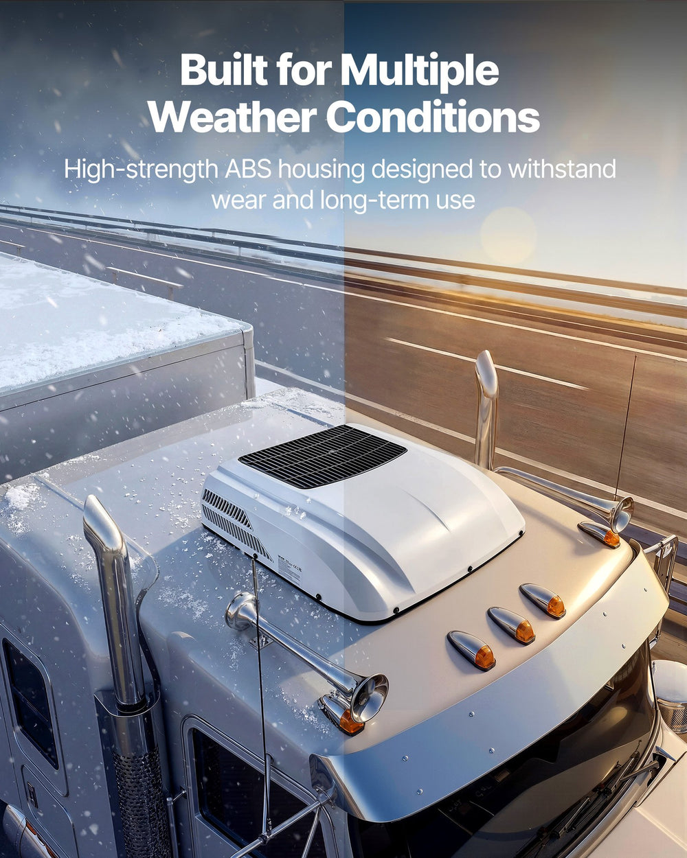 Vevor RV Air Conditioner 10,000 BTU Cooling Only Remote Control 12V Ne ...