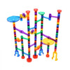 VEVOR Marble Run Set, 150 Piece Marble Maze Building Block Brain Game, with 10 Glow in the Dark Marbles + 40 Glass Marbles, Educational Learning Race Track STEM Toys, for Kids, Boys, Girls Ages 3 +