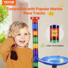 VEVOR Marble Run Set, 145 Piece Marble Maze Building Block Brain Game, with 5 Glow in the Dark Marbles + 40 Glass Marbles, Educational Learning Race Track STEM Toys, for Kids, Boys, Girls Ages 3 +