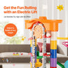 VEVOR Marble Run Set, 230 PCS with Motorized Elevator, with 15 Plastic Marbles, Marble Maze Building Block Brain Game, Educational Learning Race Track STEM Toys, for Kids, Boys, Girls Ages 3 + Years