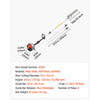 VEVOR Gas Pole Saw, 43CC 2 Stroke Gas Powered Pole Saws with 10 in Cutting Bar, Cordless Tree Trimmer with 30 fl.oz Fuel Tank, 6.8 to 11.7 ft Extendable, Powerful Chainsaw for Tree Trimming Pruning
