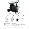 VEVOR Welding Cart, 2-Tier 4 Drawers Welder Cart with 265 LBS Weight Capacity, 360° Swivel Wheels, Tank Storage Safety Chains, Heavy Duty Rolling MIG Welder Cart for Mig Welder and Plasma Cutter