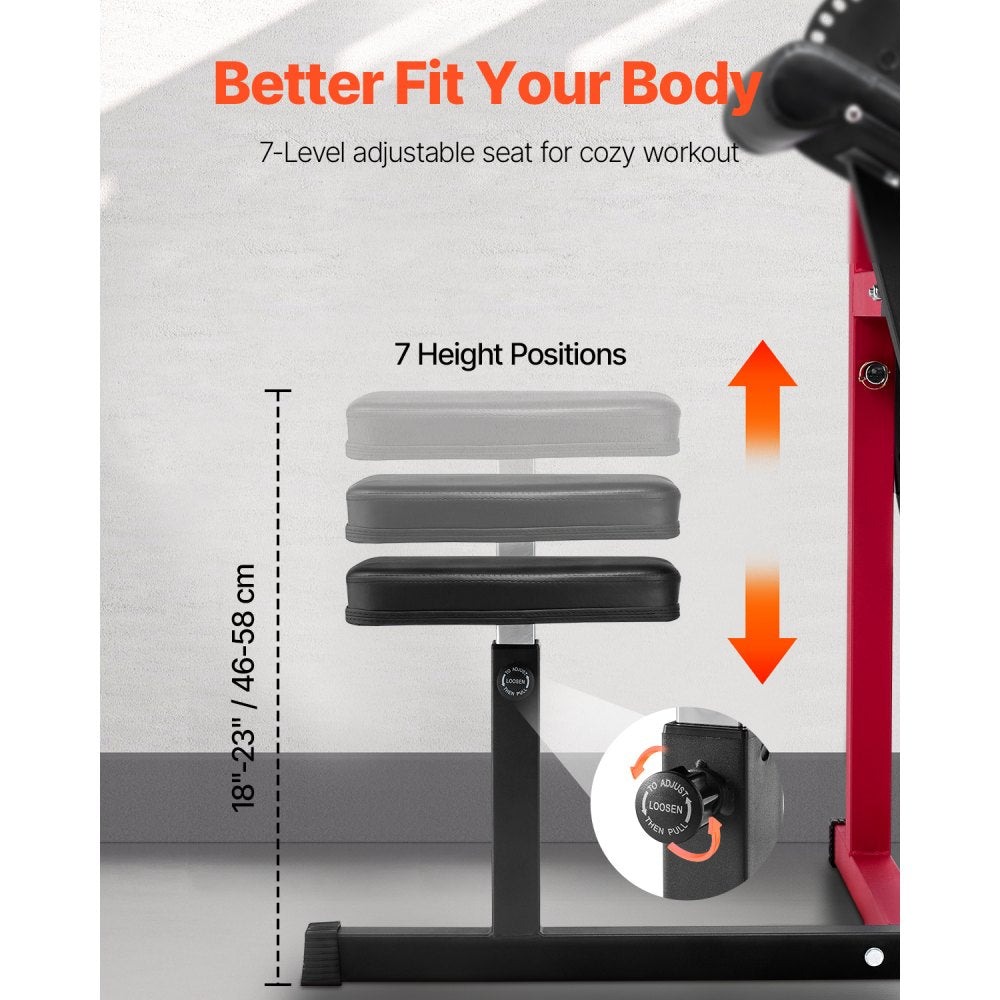 VEVOR Preacher Curl Machine, 2 in 1 Bicep Curl Machine and Triceps Extension Machine, Seated Arm Isolated Bicep Station, Strength Training Workout Weight Bench, Exercise Equipment for Home Gym