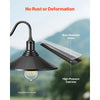 VEVOR Outdoor Barn Light, 11.5 in Diameter, 1-Pack Farmhouse Gooseneck Light Fixture, Exterior Wall Sconce, with Vintage Style, Anti-Rust, E26 Bulb Compatible for Porch, House, Entryway, Garage, Black