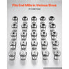VEVOR ER32 Collet Set 1/16"-13/16" 25 Piece ER32 Spring Collet Chuck Set, for Milling Machines & Drill Presses, 0.0008" TIR High Concentricity, Precision Lathe Chuck Tool with Storage Box, Alloy Steel