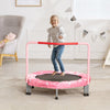 VEVOR 36" Kids Trampoline, 3FT Indoor Outdoor Trampoline, Foldable Mini Trampoline with Handle, Rebounder Trampoline for Toddlers, Birthday Gift for 3+ Years Children, Boys Girls for Fun, Red