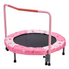 VEVOR 36" Kids Trampoline, 3FT Indoor Outdoor Trampoline, Foldable Mini Trampoline with Handle, Rebounder Trampoline for Toddlers, Birthday Gift for 3+ Years Children, Boys Girls for Fun, Red