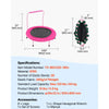 VEVOR 36" Kids Trampoline, 3FT Indoor Outdoor Trampoline, Foldable Mini Trampoline with Handle, Rebounder Trampoline for Toddlers, Birthday Gift for 3+ Years Children, Boys Girls for Fun, Pink