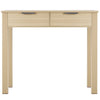 VEVOR Small Desk with Drawers, Kids Desk for Bedroom, Modern Simple Study Table for Drawing, Reading, Writing, Rectangle MDF Furniture Study Storage Table for Home, Office, Light Wood