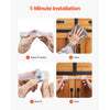 VEVOR Child Safety Strap Locks, 8 Packs Adjustable Baby Proofing Cabinet Locks, 3M Adhesive Cabinet Drawer Door Latches, No Drilling Required, for Fridge Dishwasher Toilet Seat Cupboard Oven Trash Can