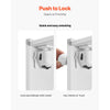 VEVOR Child Safety Magnetic Cabinet Locks, 20 Packs Baby Proofing Cabinet Locks with 4 Keys & 4 Holders, 2 Installation Choice, 3M Adhesives & Screws Included, Children Proof Cupboard Drawers Latches
