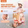 VEVOR Kids Ride On Motorcycle, 6V Battery Powered Electric Motorcycle Trike with Speed Up to 2mph, Headlight, LED Light, Music, Bluetooth, Basket, 3 Wheel Ride on Toys for Children Boys Girls Aged 3-4
